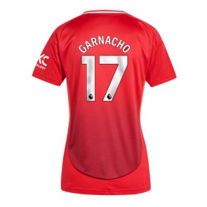 Manchester United Alejandro Garnacho #17 Domaci Dres za Ženska 2024-25 Kratak Rukavima